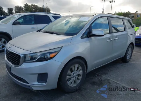 2015 Kia Sedona L z USA, uszkodzony, nr VIN KNDMA5C13F6037940